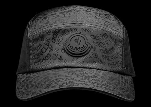 Moncler x adidas Originals Logo Jacquard Baseball Cap Black