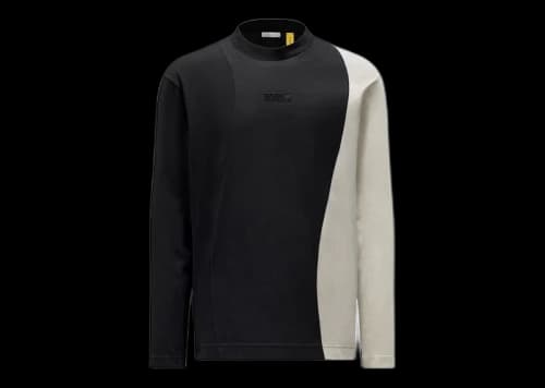 Moncler x adidas Originals Jersey Long Sleeve T-shirt Black & White
