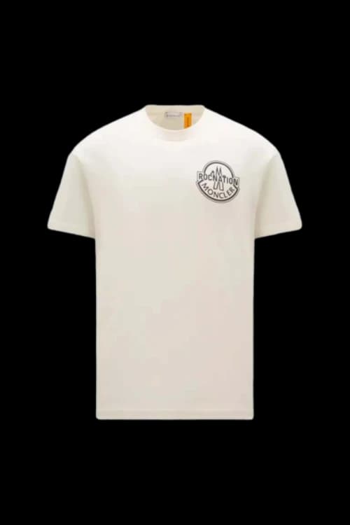 Moncler x Roc Nation by Jay-Z Logo T-Shirt Off White