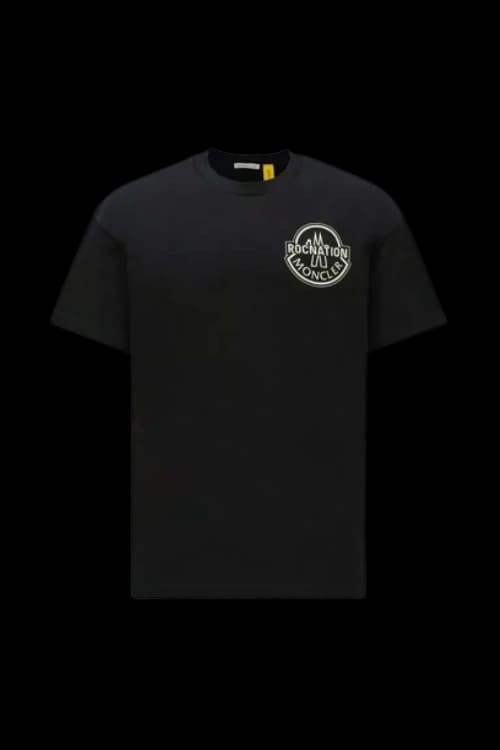 Moncler x Roc Nation by Jay-Z Logo T-Shirt Black