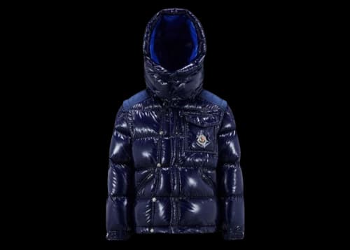 Moncler Karakorum Ripstop Child Short Down Jacket Blue (I29541A00113596077A9)