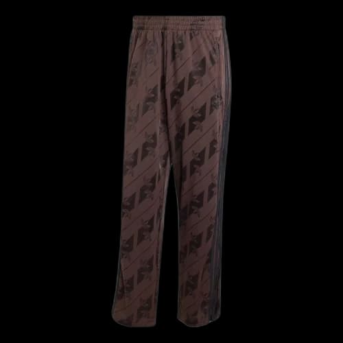 adidas Monogram Firebird Track Pants Asia Sizing 'Aurora Coffee'