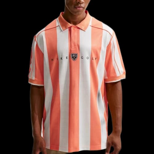 Nike Fairway Fresh Dri-FIT Loose Short-Sleeve Golf Polo 'Orange Frost'