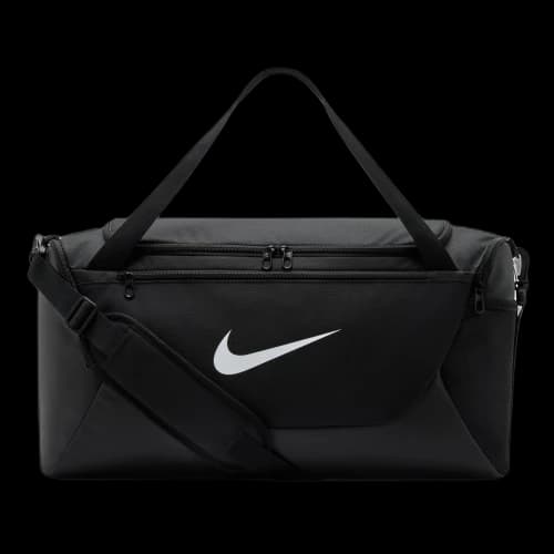 Nike Brasilia 40L Small Duffel Bag 'Black White'