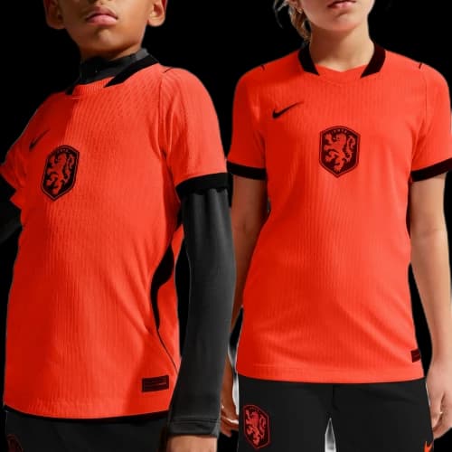 Nike Netherlands National Team 2026 Match Home Aero-FIT Soccer Jersey 'Hyper Crimson Black'