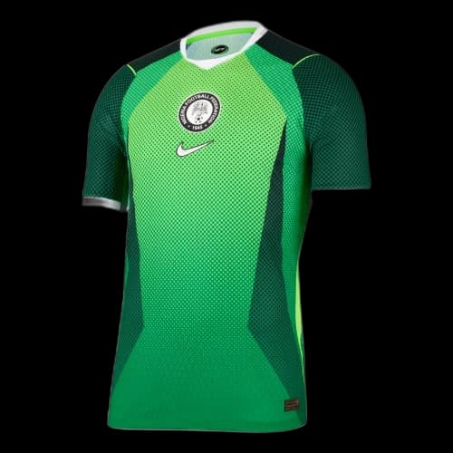 Nike Nigeria 2026 Match Home Aero-FIT Authentic Jersey 'Pine Green Electric Green White'