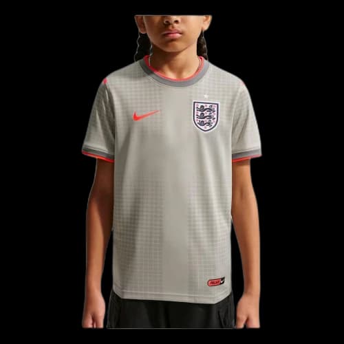 (GS) Nike x England x Palace Cryoshot T-Shirt 'Pewter Grey Bright Crimson'