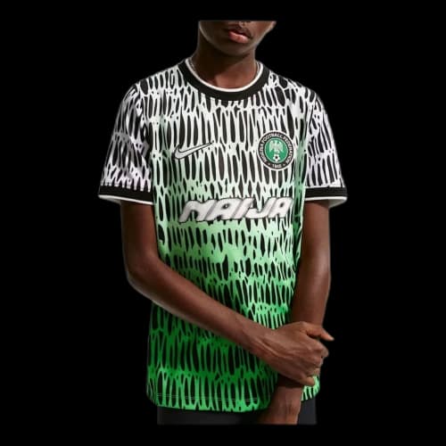 (GS) Nike x Nigeria x Slawn Dri-FIT T-Shirt 'Black'