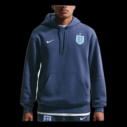 Nike England 2026 Club Hoodie 'Midnight Navy White'