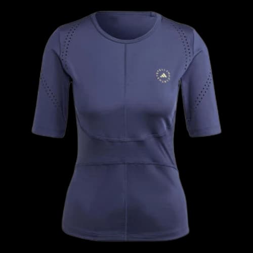 adidas x Stella McCartney Truepurpose Training Tee 'Navy Blue' (Women's)