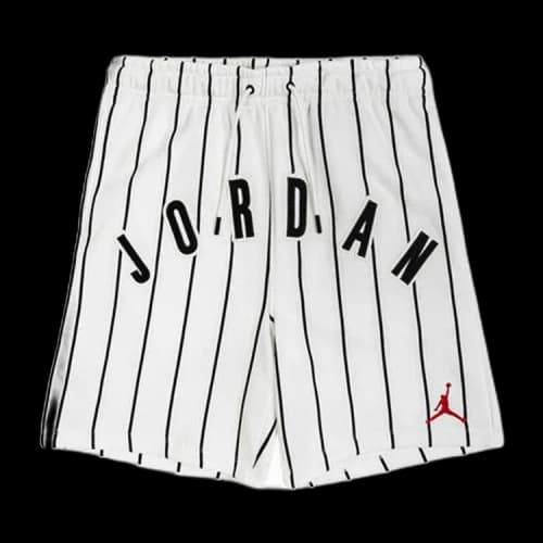 Air Jordan Brooklyn Fleece Striped Diamond Short 'Summit White/Off Black'