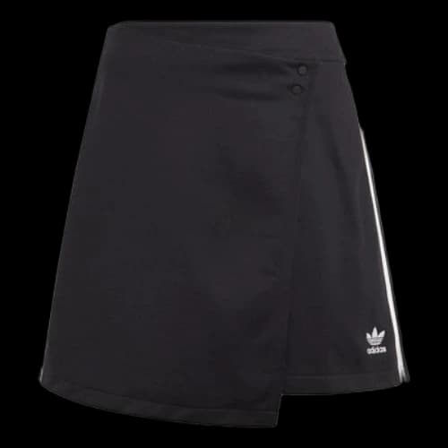 adidas Adicolor Classics 3-Stripes Short Wrapping Skirt 'Black White' (Women's)