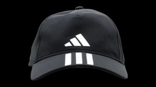 adidas 3-Stripes AEROREADY Running Training Baseball Cap Black