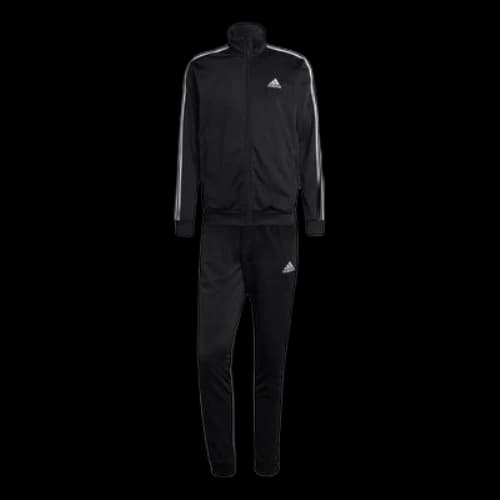 adidas Basic 3-Stripes Tricot Tracksuit 'Black'