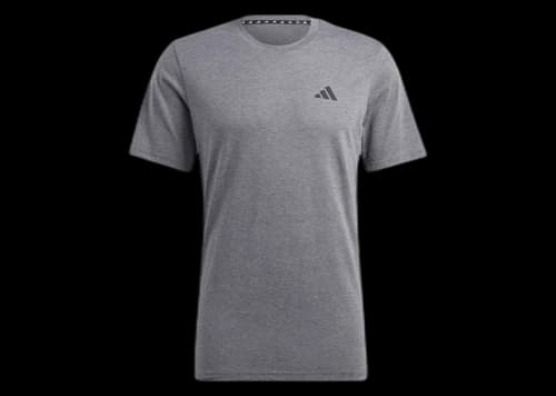 adidas Train Essentials Feelready Training Tee Dark Grey Heather/White/Black