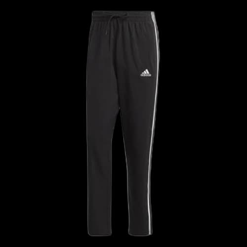 adidas AEROREADY Essentials Stanford Open Hem Embroidered Small Logo Pants 'Black'