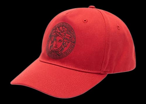 Versace Medusa Baseball Hat Red