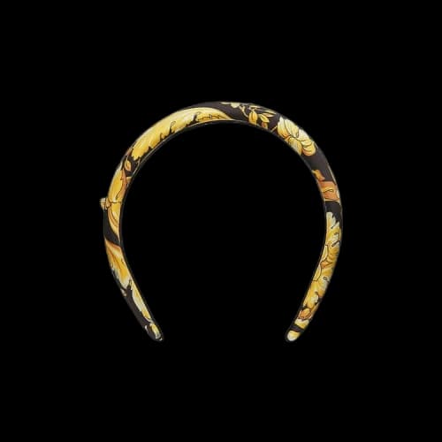 Versace Fabric Hair Twill 'Black/Gold'