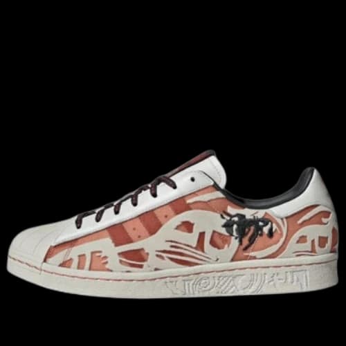 adidas originals Superstar 80s x Han Meilin 'White Red'