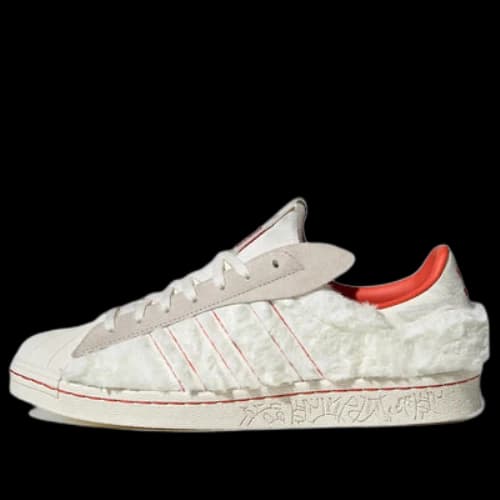 adidas originals Superstar 80s x Han Meilin 'White Red'