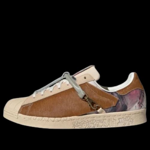 adidas originals Superstar 80s x Han Meilin 'Cream Brown'
