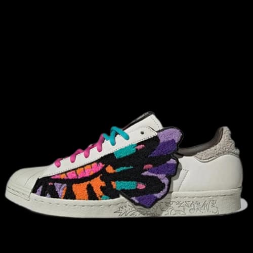 adidas originals Superstar 80s x Han Meilin 'White Black Pink'