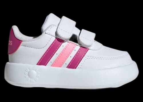 adidas Breaknet 2.0 White Lucid Fuchsia Pink (TD)