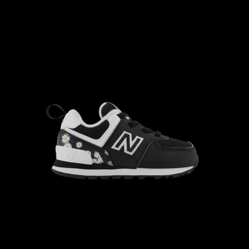 New Balance 574 Bungee Toddler Wide 'Black Florals'