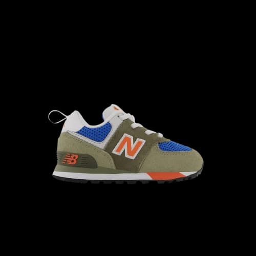 New Balance 574 Bungee Toddler Wide 'True Camo Vibrant Orange'