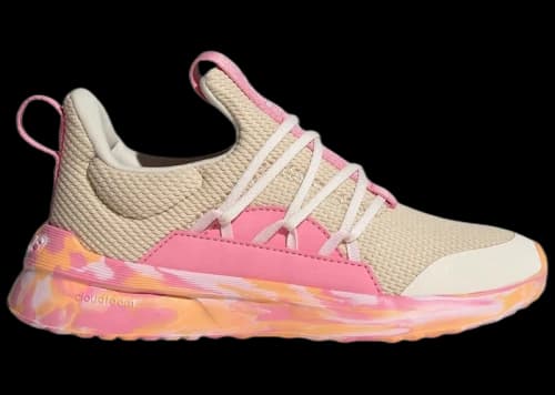 adidas Lite Racer Adapt 5.0 Wonder White Crystal Sand Bliss Pink (GS)