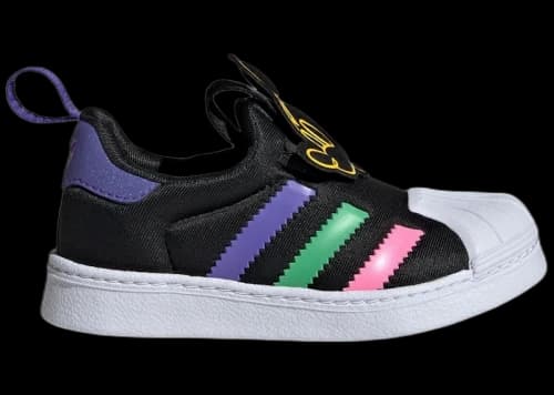 adidas Superstar 360 Disney Mickey Core Black Cloud White Yellow (TD)