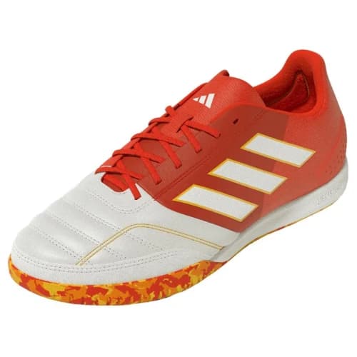 Adidas Top Sala Slip Resistant Abrasion Resistant Soccer Shoes Men's White Red