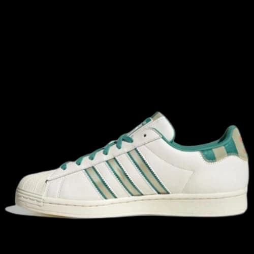 adidas Originals Superstar Shoes 'Cream White Green Gold'