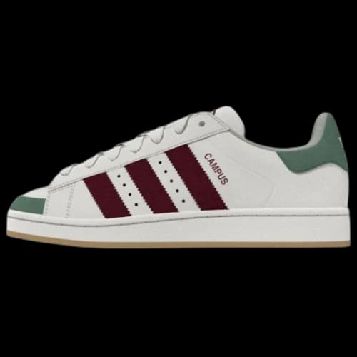 adidas Campus 00s 'White Burgundy Green'