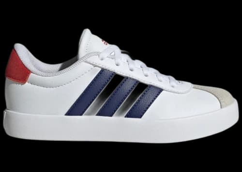 adidas Vl Court 3.0 Cloud White Dark Blue Better Scarlet (GS)