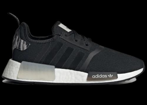 adidas NMD R1 Core Black White Marble (Women's)