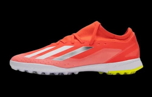 adidas Crazyfast League Turf Solar Red Cloud White Team Solar Yellow (GS)