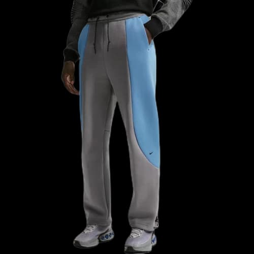 Nike Tech Men's Color-Block Open-Hem Fleece Pants