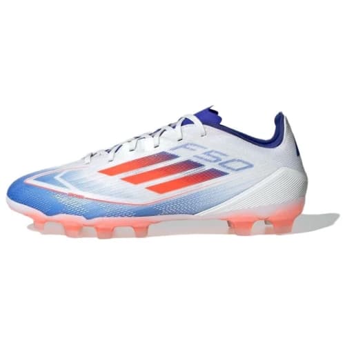 Adidas F50 PRO AG Artificial Ground HG Hard Ground Artificial Turf Soccer Shoes Men's White Red Blue