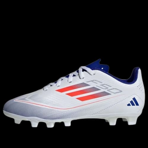 (GS) adidas F50 Club FxG 'White Solar Red'