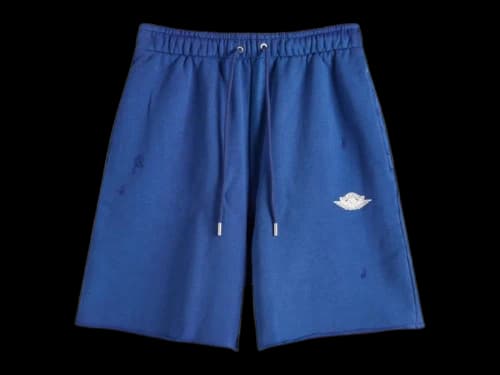 Jordan Pullover Fleece Shorts Blue