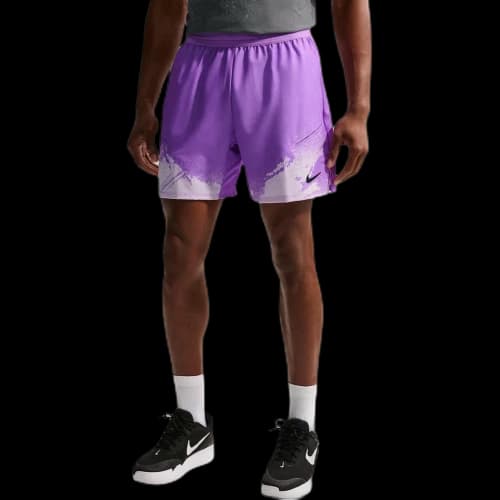 Nike Court Slam Dri-FIT Shorts 'Bright Violet Violet Mist Black'