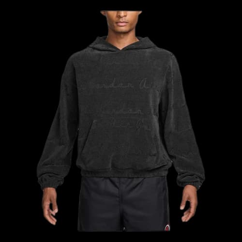 Air Jordan Flight Jacquard Pullover Hoodie 'Black'