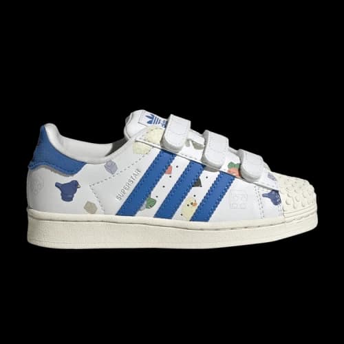 adidas LEGO x Superstar CF J 'Bricks And Figurine - White Royal Blue'