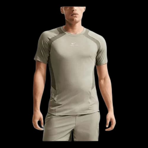Nike Pro Dri-FIT ADV T-Shirt 'Light Army Medium Olive Light Liquid Lime'