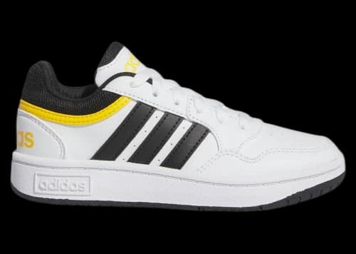 adidas Hoops Cloud White Core Black Bold Gold (GS)