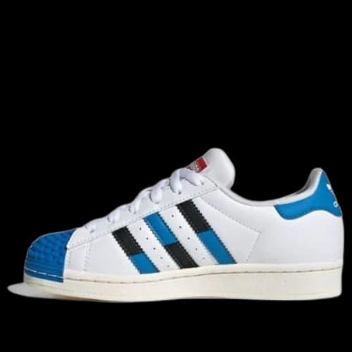 (GS) adidas Superstar x LEGO 'White Blue'