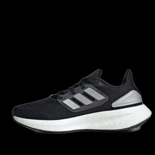 (GS) adidas PureBoost 22 'Black Silver Metallic'