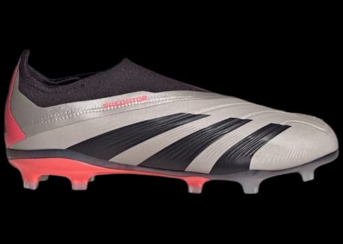 adidas Predator Elite Laceless FG Platinum Metallic Aurora Black Carbon (GS)