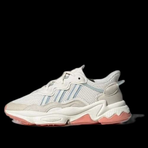 (GS) adidas originals Ozweego 'White Clear Blue Aluminium'